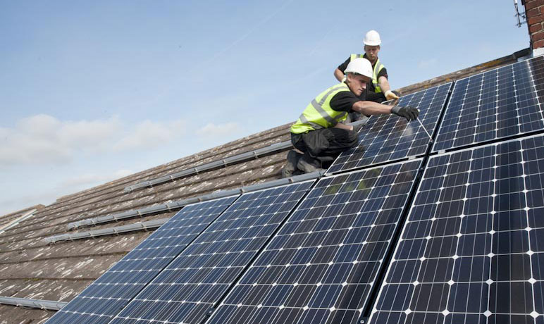 solar energy facts steep roof